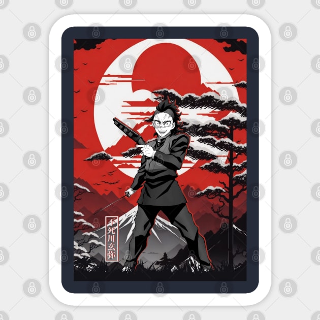 Genya japan style Dm Sticker by NekerArt